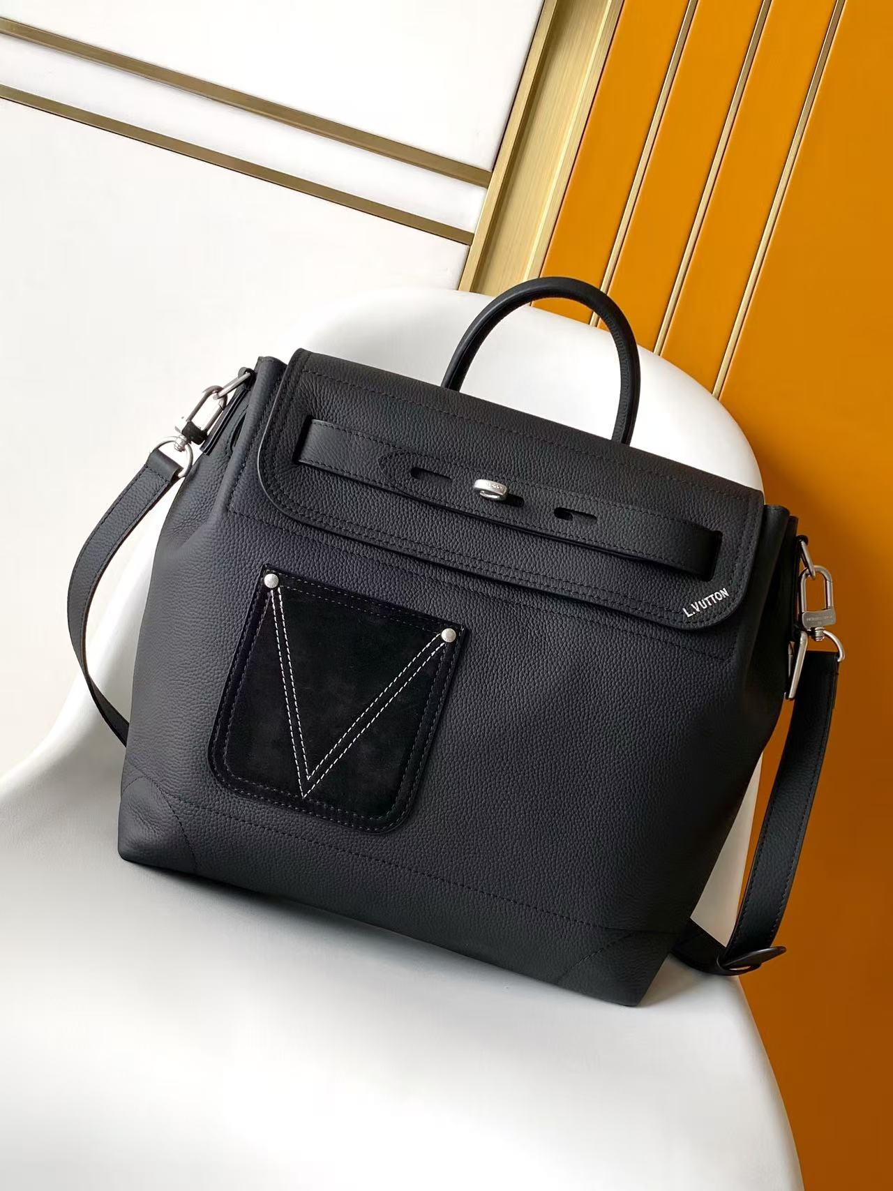 Louis Vuitton LV Classic Handbag Premium Canvas Model M23949 Adjustable Strap Fashion Statement Authentic Style